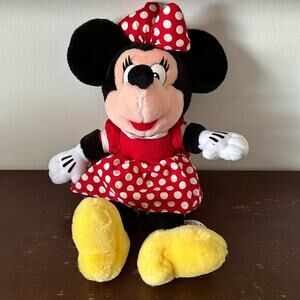 Diseny | Minnie Mouse Plush Red and White Polka Dot